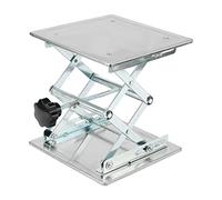 ZEONHAK 200 x 200mm Lab Scissors Lift, 8 x 8 Inch Lab Jack Stand, Scissor Lift Platform Lift Height Range from 85mm to 280mm, 1.5KG