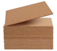 ZEONHAK 36 Pcs 15 x 15cm Self Adhesive Cork Squares, 2mm Thick Cork Backing Sheet, 6 x 6 Inch Square Cork Mats for DIY Crafts