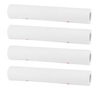 ZEONHAK 4 PCS White Easael Paper Roll, 30cm x 15m Painting Drawing Paper Roll, Large Art Sketching Paper Roll for Easel Write
