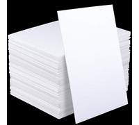 ZEONHAK 50 Pack 8 x 10 x 1/8 Inches Foam Boards, Multifunctional Foam Core Boards, White Foam Board Sheets for Crafts, Signboards, Display, School, Office, Sculpting, Art Projects
