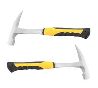 ZEONHEI 2 Pack 29oz Rock Pick Hammers with Ergonomic Grip, Geological Hammer, Brick Hammer for Outdoor Geological Work