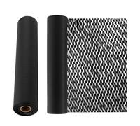 ZEONHEI 2 PCS Black Honeycomb Packing Paper Roll, 30cm x 30m Kraft Wrapping Paper, Honeycomb Cushioning Wrapping Paper Roll for Packaging Moving Shipping Suppliers Items