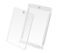 ZEONHEI 24 Pack 130PT Clear Magnetic Card Protectors, Hard Plastic One Touch Holder for Collectible, Trading, Showcase Cards