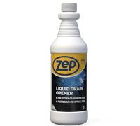 Zep 1L Drain Opener - Liquid, Unscented, Drain Unblocker, Sink, Shower, Bathroom