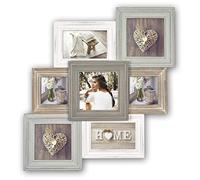 Airolo Wood Multi Aperture Photo Frame Overall Size 19.75x 20.75 Inches