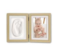 Zep Baby Hand And Footprint Kit - Beech 6x4 Photo Frame With Foot or Hand Mould