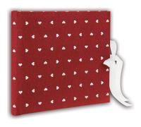 ZEP Deluxe Red Love Heart Traditional Photo Album - Handmade Romantic Memory Alb