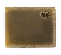 ZEP-PRO NCAA Leather Bifold Wallet Slim Stylish for Men, Tennessee Vols Vintage Tan