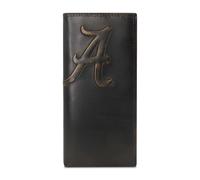 ZEP-PRO NCAA Magnetic Secretary Wallet Slim Stylish for Men, Alabama Crimson Tide Burnished, Burnished Leather