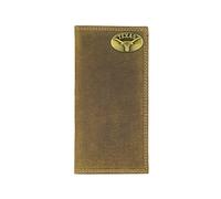 ZEP-PRO NCAA Magnetic Secretary Wallet Slim Stylish for Men, Texas Longhorns Vintage Tan