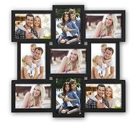 Zep Santander Multi Aperture Photo Frame For Nine 7 x 5-Inch Photos, Black