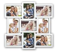 Santander White Multi Aperture Photo Frame For 9 7x5 Photos