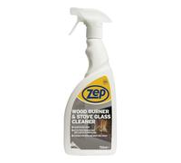 Zep Wood Burner and Stove Glass Cleaner 750ml - Spray for Log Burners & Multi Fuel Stoves, Removes Soot, Grease & Tar, Oven Door & Glass Cleaner