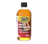 Zep Wood Polish Oil - 500ml Orange-Scented Furniture & Floor Polish - Wood Polish for Furniture, Cabinets & Floors - Restores Shine & Leaves Fresh Orange Scent