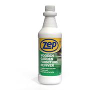 Zep Wooden Garden Furniture Reviver 1L - Outdoor Wood Cleaner & Restorer, Covers 5-8 m²/L, Prepares Surface for Wood Polish