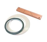 ZEPFJHE 1/4 10Inch Tape Splicing Block Set And Leading Splicing Tape And Leader Hold Repair Kits For Revoxsonido Open Reel