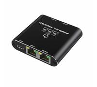 ZEPFJHE 1 In 3 Out Internet Networking Adapter With Triple Outlets Gigabit Splitter For PC