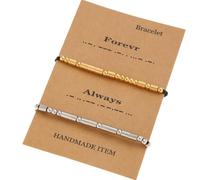 ZEPFJHE 1 Pair Artistic Elegant Charm Handwoven Cord Present For Youthful Trendsetters And Art Lovers Trendy Couple