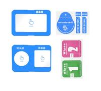 ZEPFJHE 1 Set Scratchproof Camera Lens Guard Set Coated Glass Film Shockproof For Action 5 Professional With Absorber Easy Installation Camera Mounting