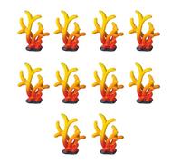ZEPFJHE 10lots Artificial Corals Fishes Tanks Decorations Corals Aquariums Ornaments For Bettas Fish Tanks Decoration Aquariums Landscape Decoration