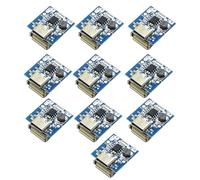 ZEPFJHE 10Pcs 5V Battery Charging Board Step Up Module Feature Overcharge And Discharge Protections With LED Lights USB Output Port