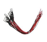 ZEPFJHE 10Pcs Energy Efficient LED Light for Toy Car Indicators Pre Wire 5V to 12V Voltages Flexibility Pre Wire