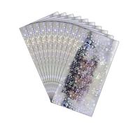 ZEPFJHE 10Pcs Fishing Lure Tape Reflective Fishes Scale Stickers Holographics Adhesive Film Artificial Fish Skin Jig Artificial Fish Skin Jig