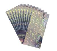 ZEPFJHE 10Pcs Fishing Lure Tape Reflective Fishes Scale Stickers Holographics Adhesive Film Artificial Fish Skin Jig Artificial Fish Skin Jig