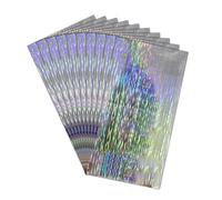 ZEPFJHE 10Pcs Fishing Lure Tape Reflective Fishes Scale Stickers Holographics Adhesive Film Artificial Fish Skin Jig Artificial Fish Skin Jig