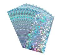 ZEPFJHE 10Pcs Fishing Lure Tape Reflective Fishes Scale Stickers Holographics Adhesive Film Artificial Fish Skin Jig Artificial Fish Skin Jig