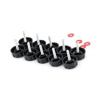 ZEPFJHE 10pcs Fishing Reel Handle Screw Nut Caps Fishing Tackle Tools for Reel Crank Power Foldable Outdoor