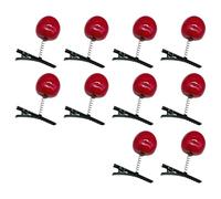 ZEPFJHE 10Pcs Sophisticated Cherries Hair Clips for Women and Girls Versatile Styling Accessories for Braids and Ponytails Hair Clips