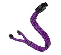 ZEPFJHE 11.8inch CPU 8pin To 4+4pin Detachable Power Cable Durability Nylon Cord For Mainbiard Power Supplies Motherboards Connection Cord