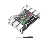 ZEPFJHE 12 Port USB 2.0 24Pin Power Supply Development Board Adapter Power Module 12V Output Digital LED
