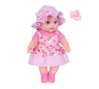 ZEPFJHE 12inch Caucasian Dolls Life Like Reborns Baby Children Parenting Game Kids Educational Pretend Play Toy Reborns Dolls