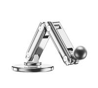 ZEPFJHE 17mm Ball Base Aluminum Alloy Strong Adhesive Mount Rack Bracket Fit For Car Phone Holder Home Device Mounting Aluminum Alloy Phone Mount