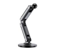 ZEPFJHE 17mm Ball Base Aluminum Alloy Strong Adhesive Mount Rack Bracket Fit For Car Phone Holder Home Device Mounting Aluminum Alloy Phone Mount
