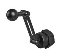 ZEPFJHE 17mm Ball Joint Extension Arm For Car Air Outlet Phone Stand Mount Holder Female To Male Adapter Bracket Extender Rod Phone Mount Adapter