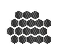 ZEPFJHE 18/36Pcs Anti Slip Grip Tape For Gaming Keypad Sweat Absorption Skin Ergonomic Cover Ergonomic Silicone For Long Gaming