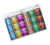 ZEPFJHE 18 Box Glittering Washis Tape Decorative Hand Account Artists Masking For Scrapbooking Decoration