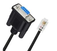 ZEPFJHE 180CM RS232 DB9pin To RJ9 4P4C Console Cable For Networking Device Connection Fast Transmision Networking Wire
