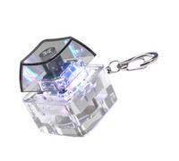 ZEPFJHE 1PC 1-Key LED Light Keyboard Clicks Toy Keycap Tester For Stress Relief And Sensory Play Semi Clear