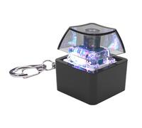 ZEPFJHE 1PC 1-Key LED Light Keyboard Clicks Toy Keycap Tester For Stress Relief And Sensory Play Semi Clear