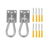 ZEPFJHE 1Suit Staple Rings Hook Brackets Hook Hangers Chair Hanging Ceiling Rings for Suspension Trainer Punching Bags Anchors