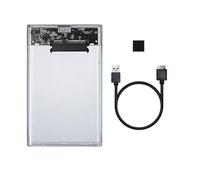 ZEPFJHE 2.5inch USB3.0 Clear External Hard Disk Case For Easy Data Access Hard Disk Enclosure Box