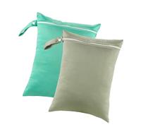 ZEPFJHE 2 Pcs Waterproof Wet Dry Bag Reusable Storage Diaper Bags Yoga Gym Nappy for Baby Items and Gym Items