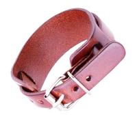 ZEPFJHE 2. Vintage Edgy Double Layer Leather Wristband Adjustable Buckled Punk Cuff Chain Accessory Unisex Gothic Punk Cuff For Music Festival