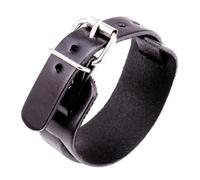 ZEPFJHE 2. Vintage Edgy Double Layer Leather Wristband Adjustable Buckled Punk Cuff Chain Accessory Unisex Gothic Punk Cuff For Music Festival
