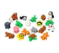 ZEPFJHE 20PCS Articulated Animal Statues With Transferable Appendages Colorful Desk Deck For Focus Enhancement Present Collection Articulated Animal Ease Dolls