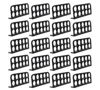 ZEPFJHE 20Pcs Wire Bracket Cable For Electrical Cord Organization Management 10 Hole Mount Rack Wire Bracket Holder Easy Installation Cable Duct